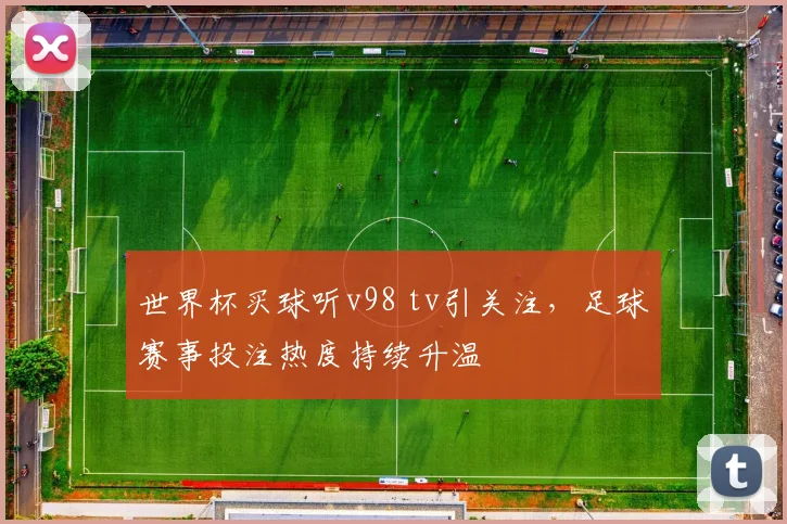 世界杯买球听v98 tv引关注，足球赛事投注热度持续升温